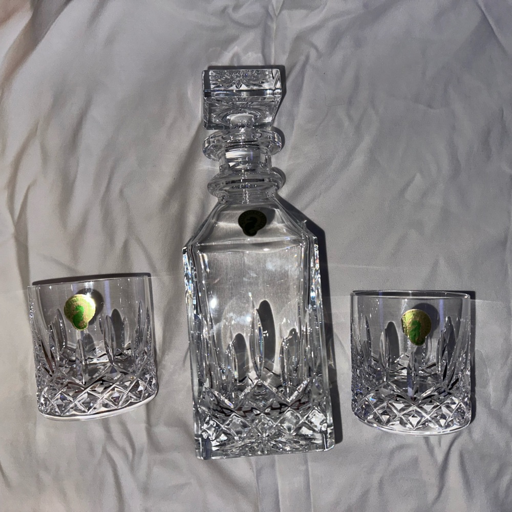 Waterford Crystal Decanter Set with Glasses - Clear